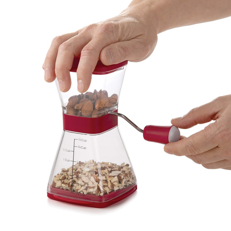 Progressive PrepWorks Nut Chopper â€“ Manual Handheld Nut Grinder for Chopping Nuts, Seeds, and Herbs, Easy to Use, BPA-Free - Image 3